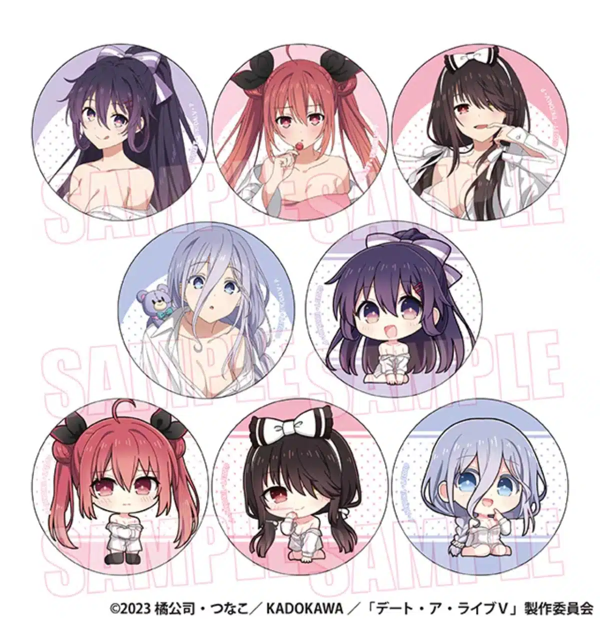 Las “waifus” de Date a Live protagonizan nuevos productos oficiales