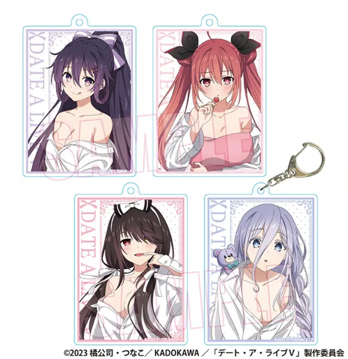 Las “waifus” de Date a Live protagonizan nuevos productos oficiales