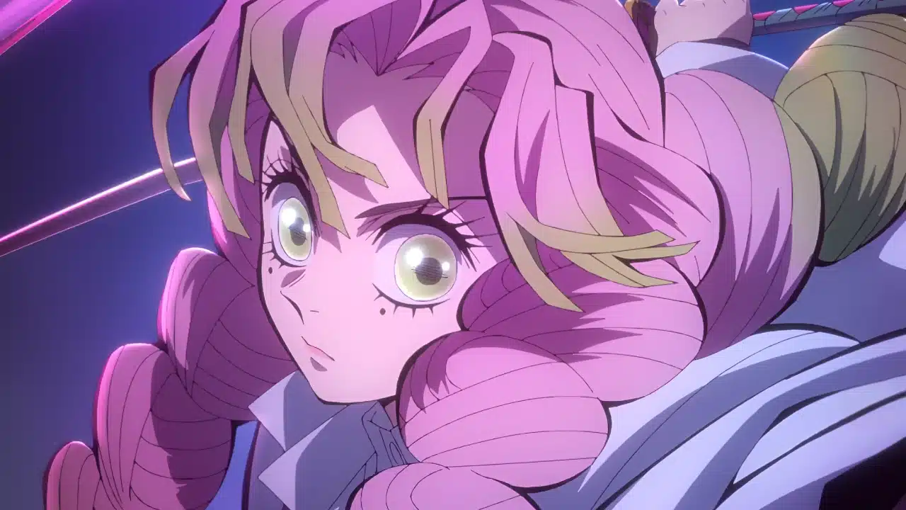 Mitsuri promociona el filme Demon Slayer: Kimetsu no Yaiba Infinity Castle en visual