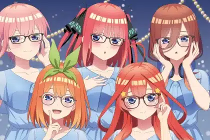 Go-Toubun no Hanayome lentes quintilliza