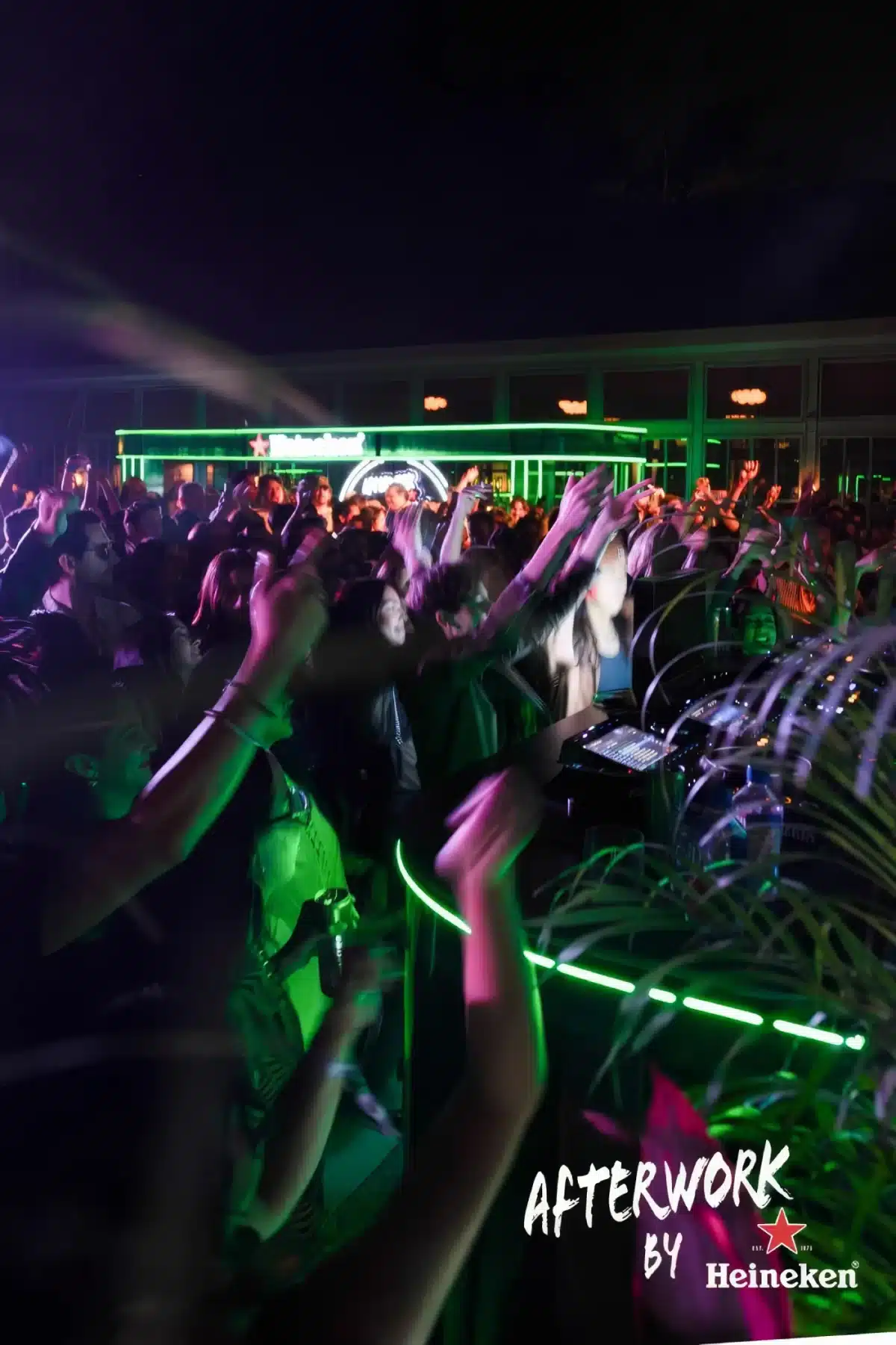 Heineken Afterwork evento en Soho House Ciudad de México con The Blaze y cerveza 100% pura malta