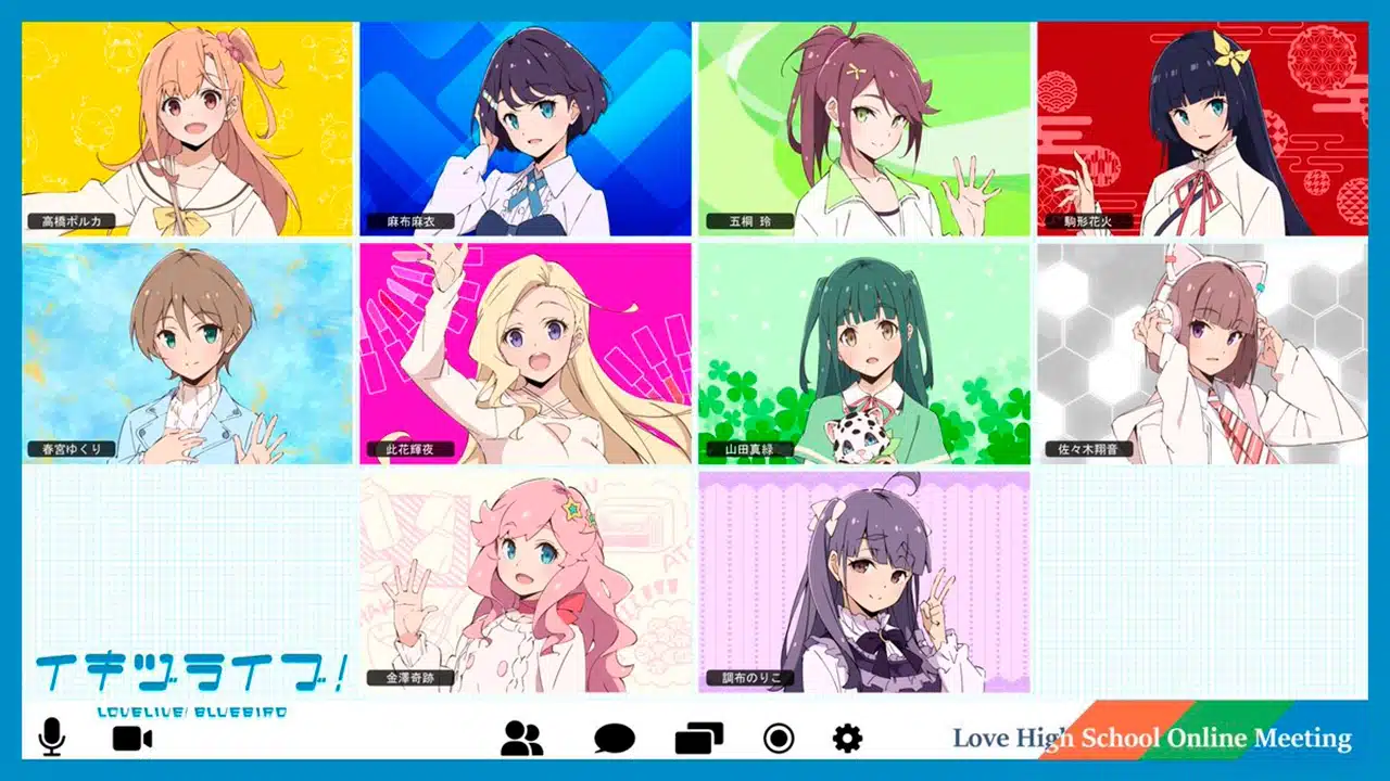 Love Live!: Ikizu Live! Love Live! Bluebird Presenta a sus protagonistas y primer tráiler
