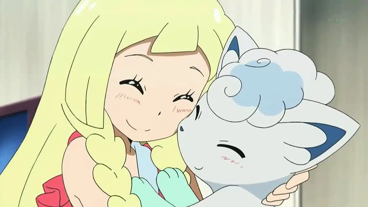 Lillie y Vulpix de Alola