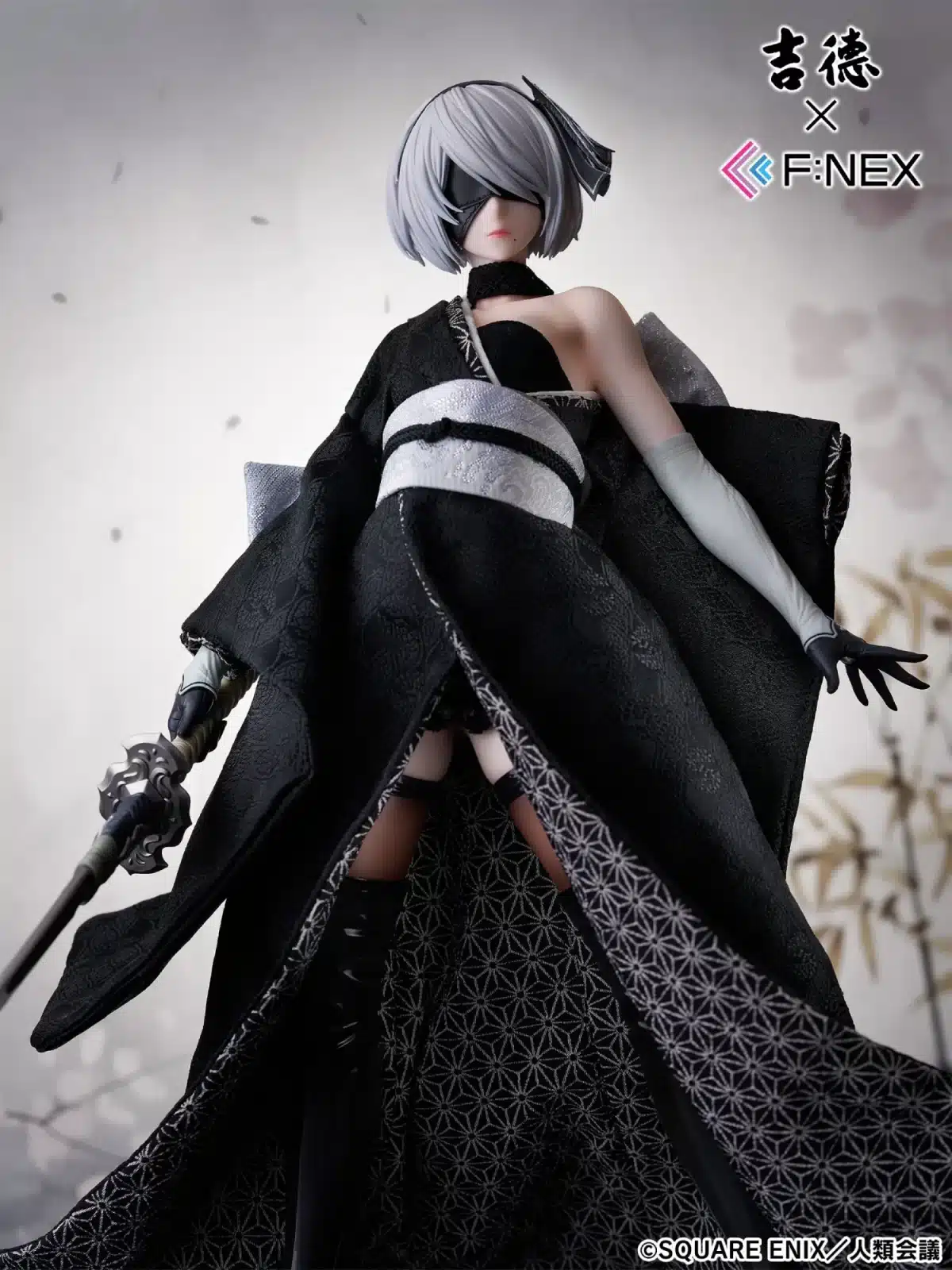 NieR:Automata presenta figura de 2B que une modernidad y tradición japonesa