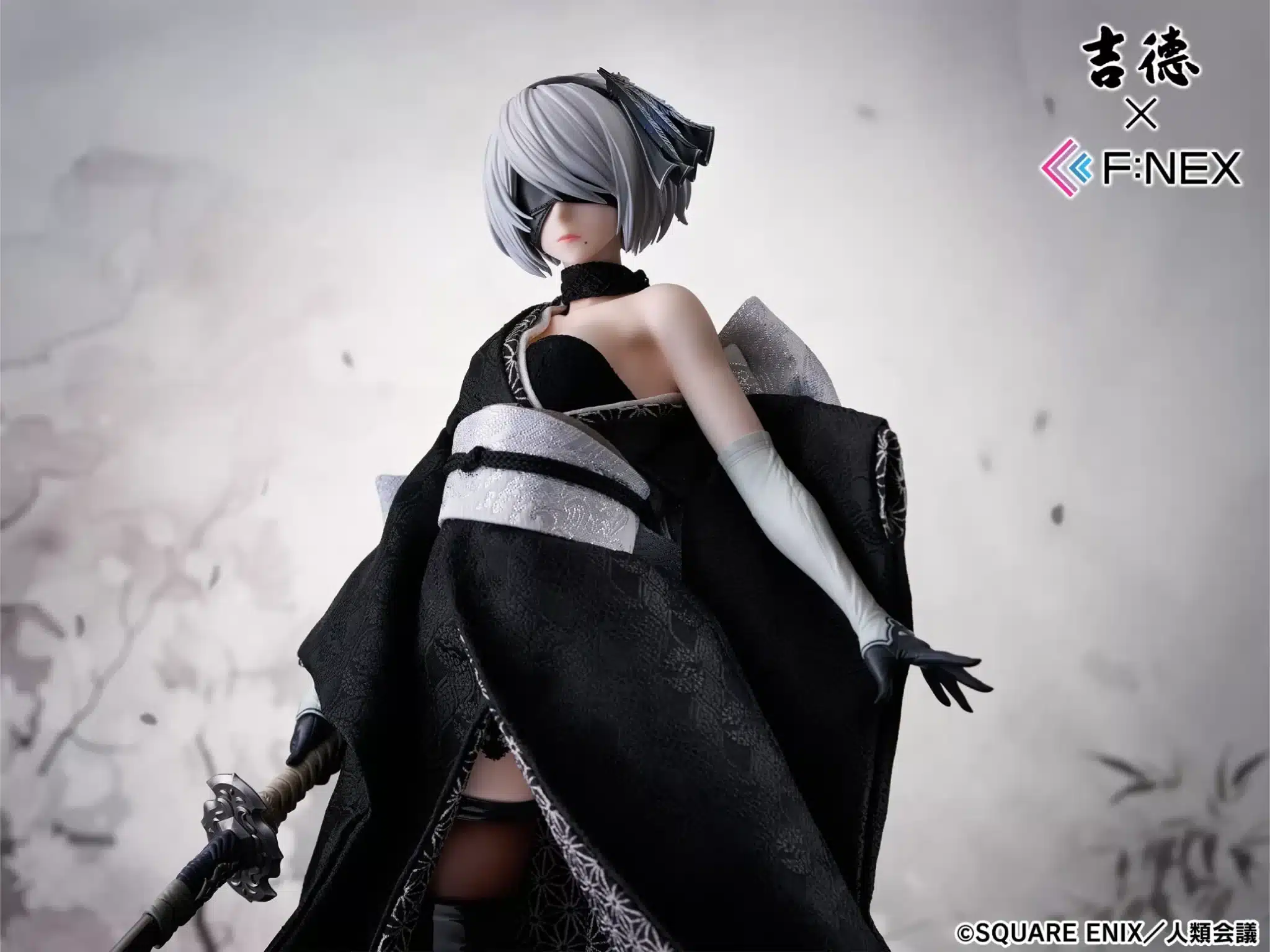 NieR:Automata presenta figura de 2B que une modernidad y tradición japonesa