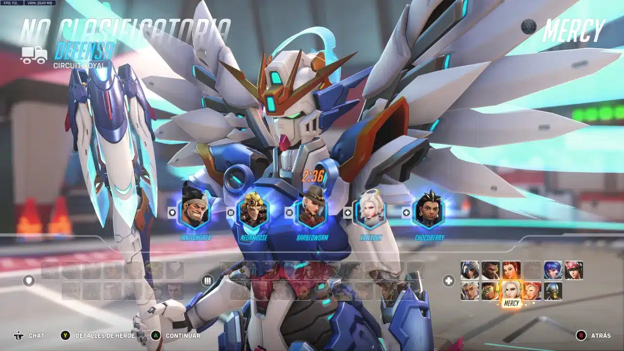 skins de Gundam Overwatch 2