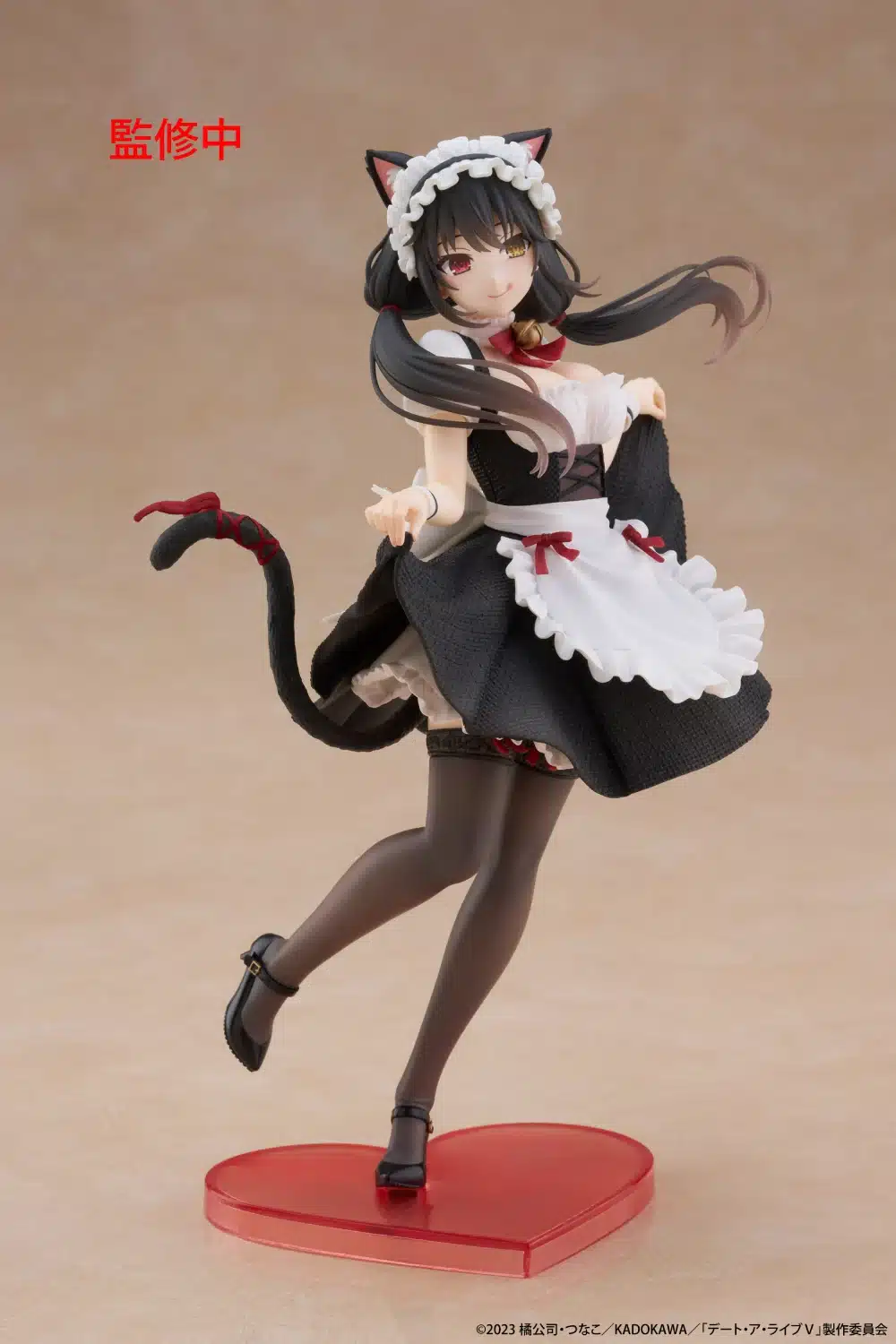 Date a Live Kurumi enamora como una maid neko en figura