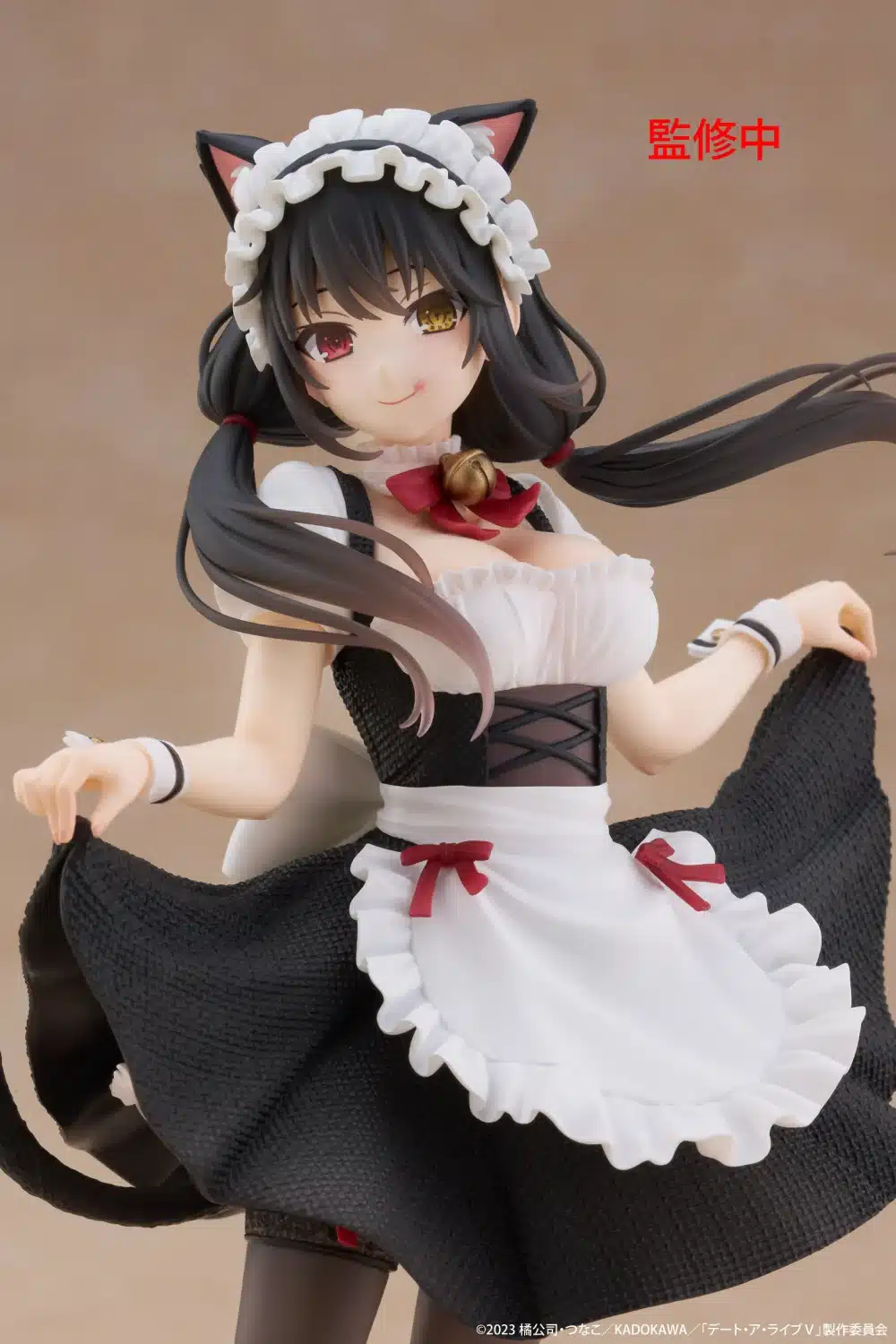 Date a Live Kurumi enamora como una maid neko en figura