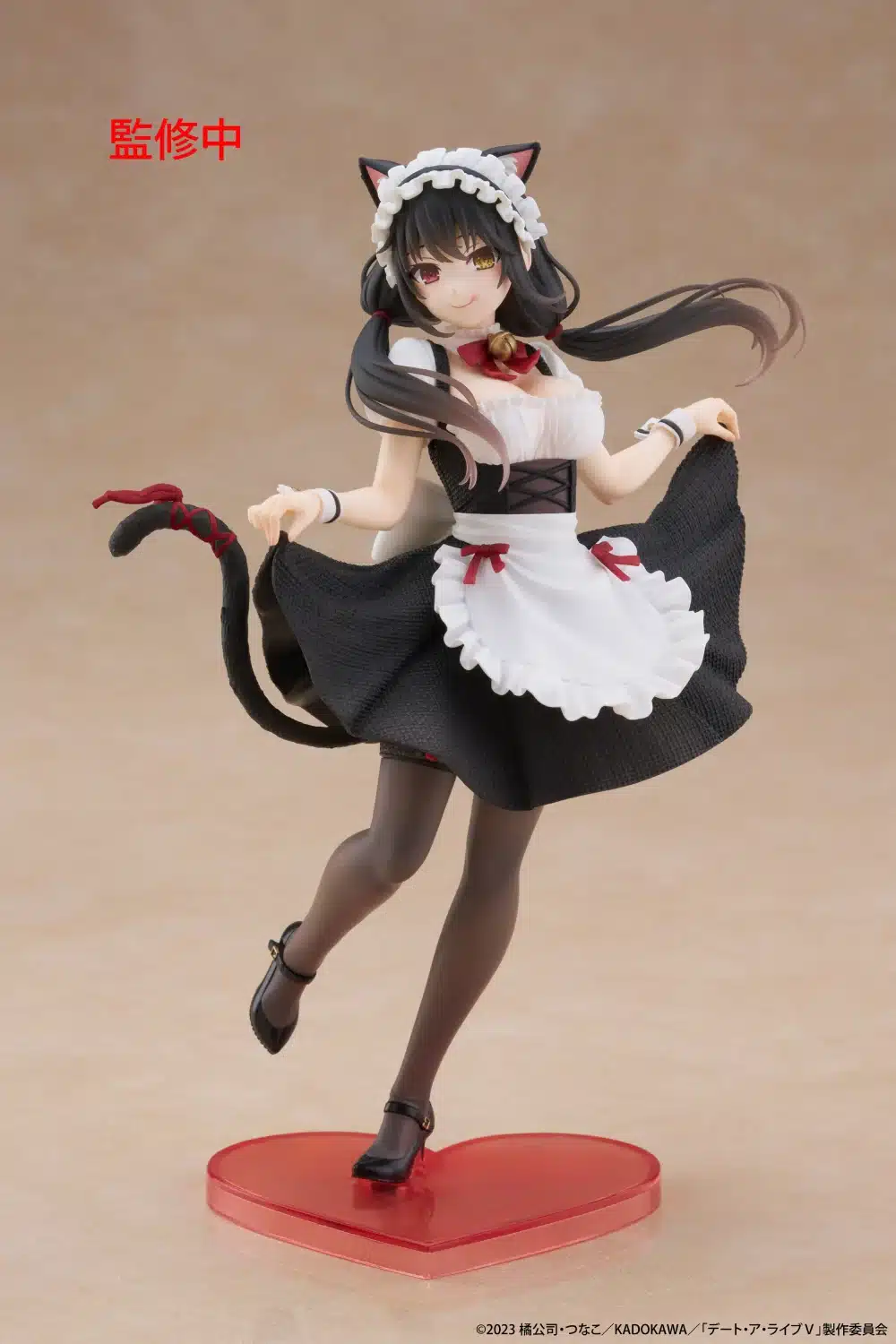 Date a Live Kurumi enamora como una maid neko en figura