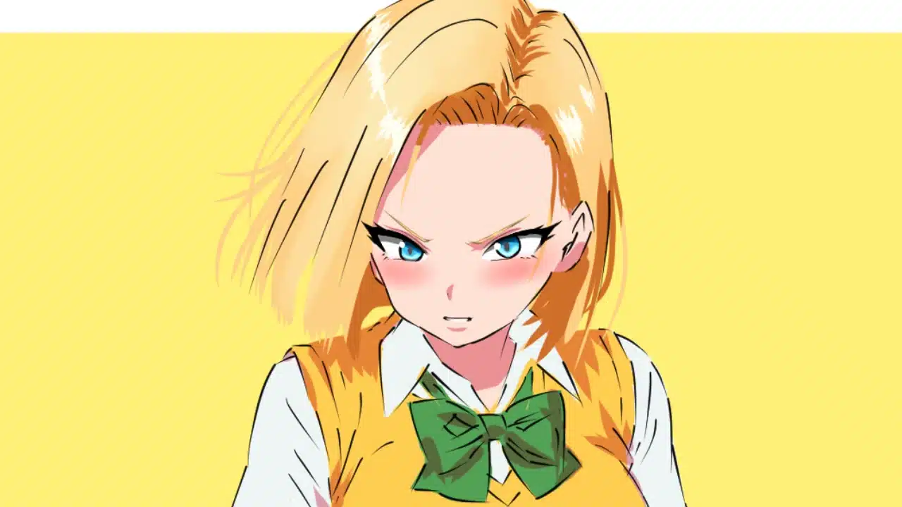 Dragon Ball Androide 18 se convierte en una de las quintillizas