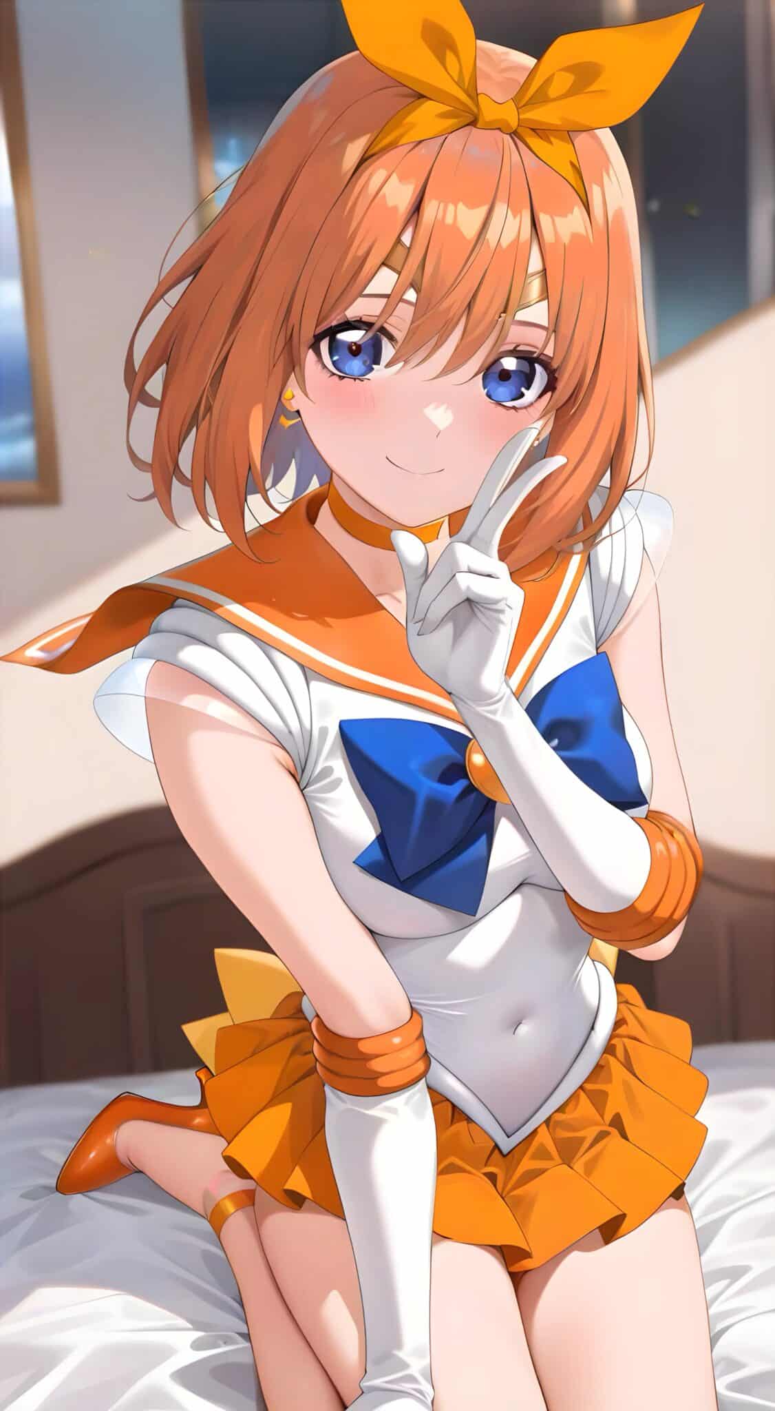 Go-Toubun no Hanayome: Así se verían las Quintillizas en el mundo de Sailor Moon