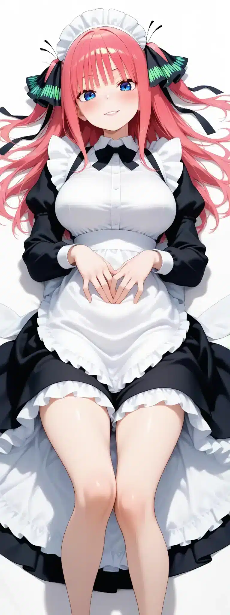 Nino Nakano de Go-Toubun no Hanayome cautiva como la maid más hermosa