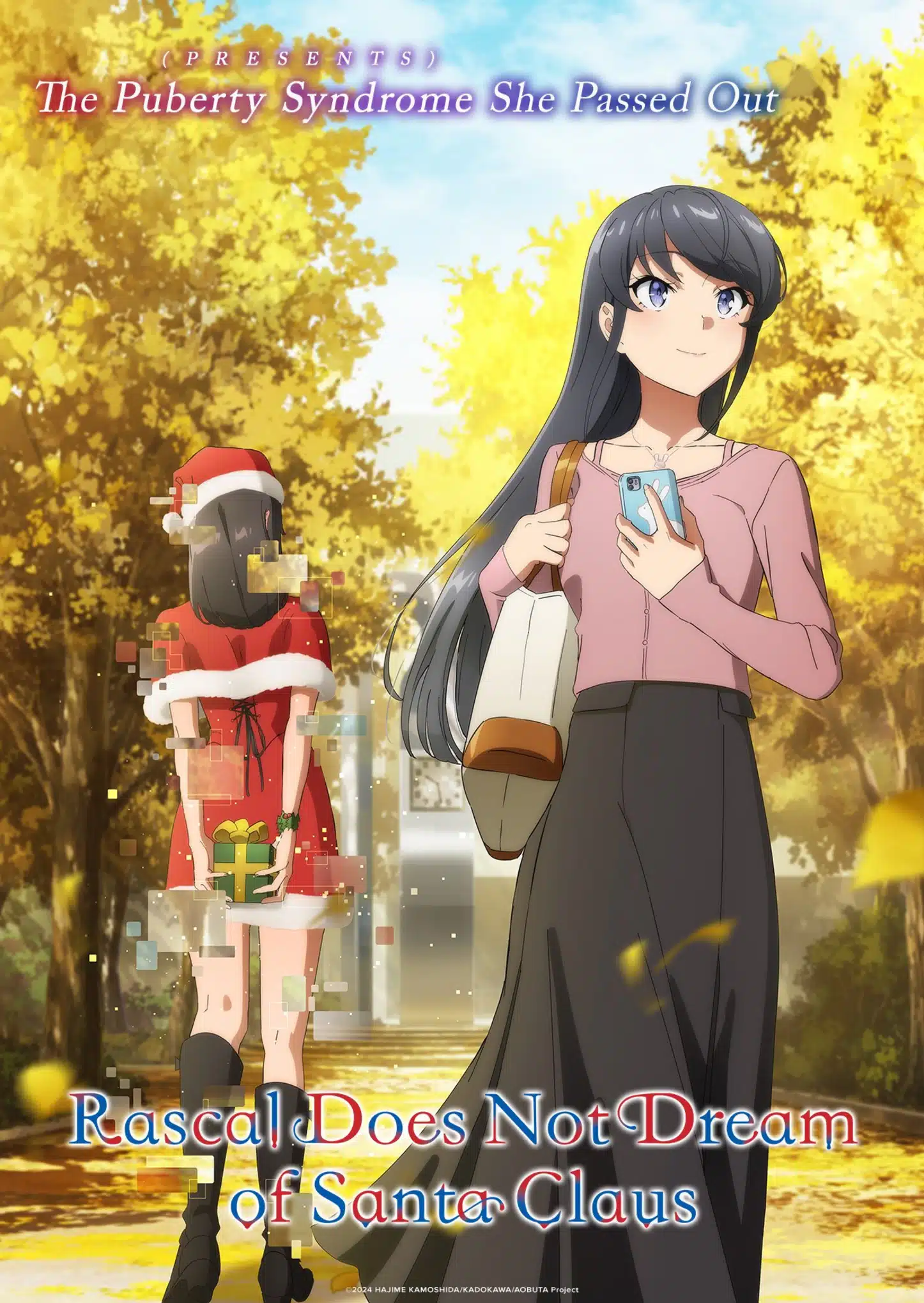 Rascal Does Not Dream of Santa Claus anime visual