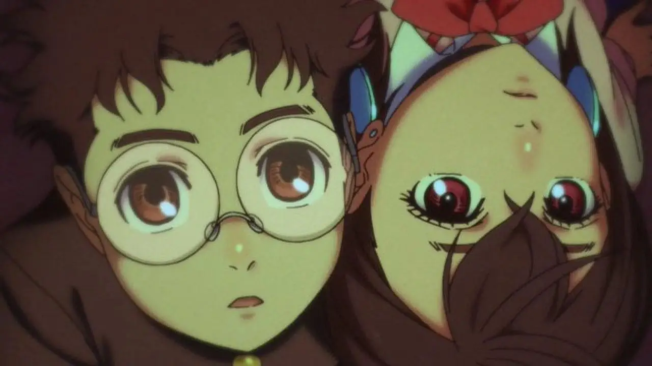 Momo Ayase and Okarun from Dandadan