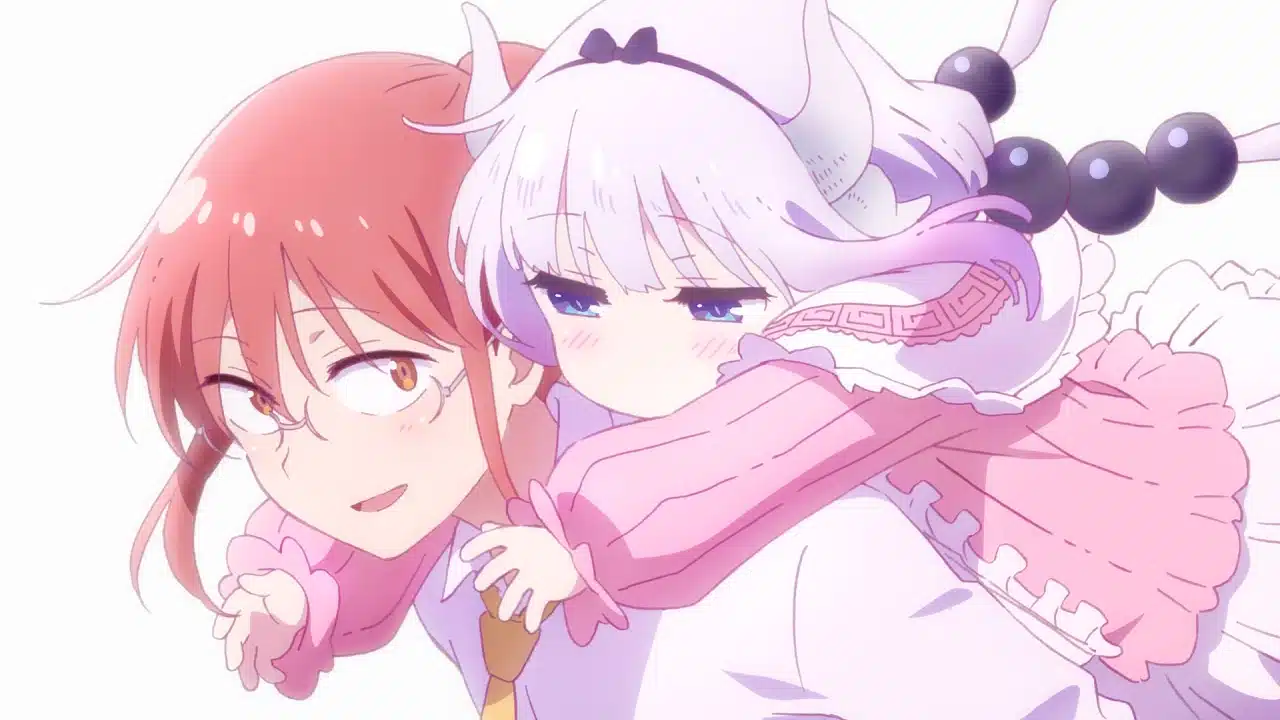 Miss Kobayashi and Kanna Kamui promotional image for the movie
