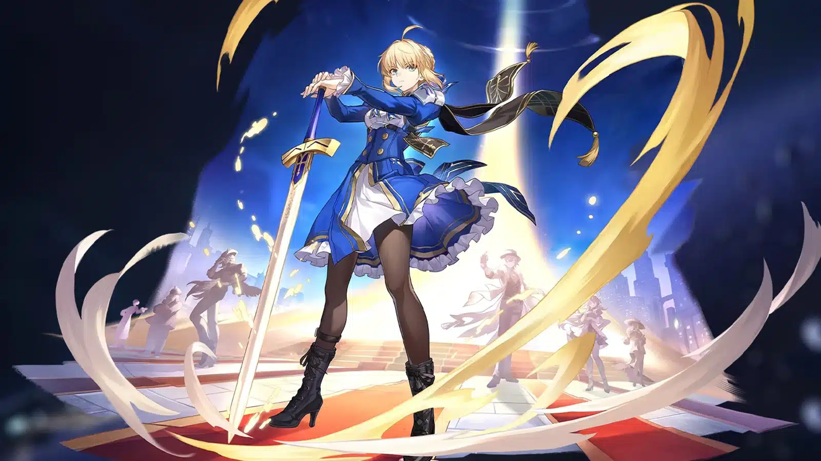 Saber in Honkai Star Rail style