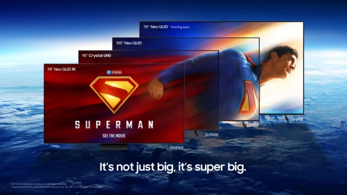 Samsung anuncia una experiencia supergrande con Superman