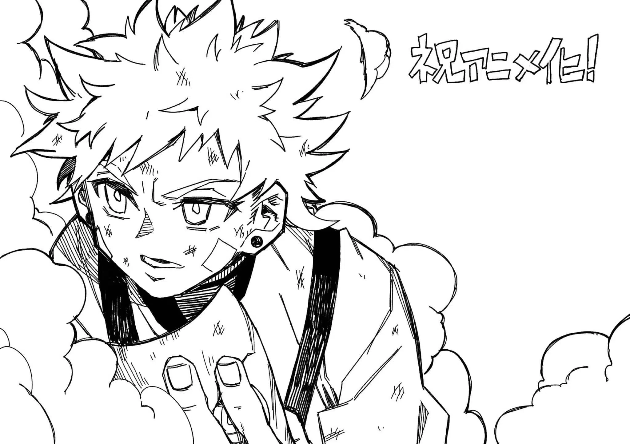 Another celebratory illustration for The Vermillion Mask anime