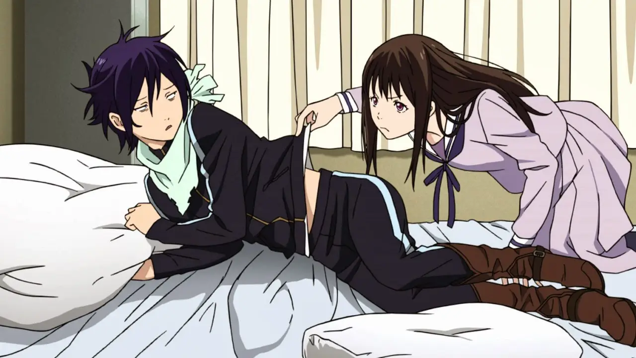 Hiyori Iki and Yato from Noragami