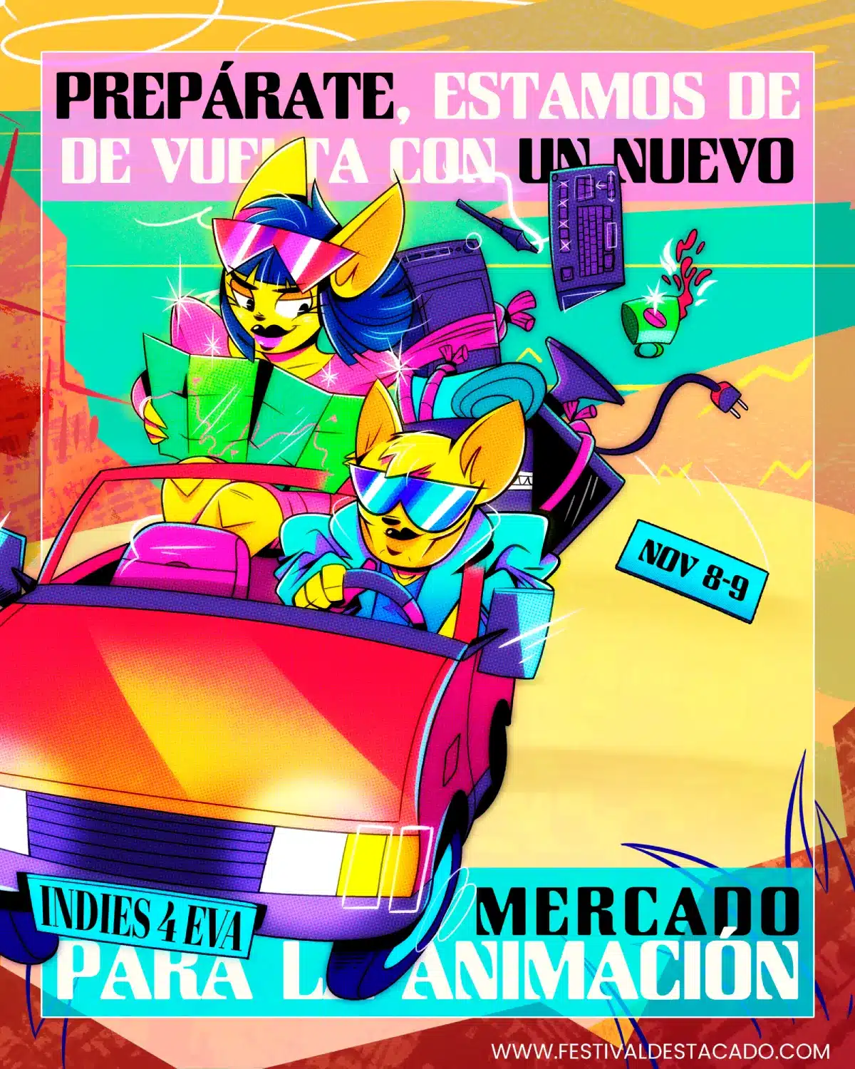 El evento de animación y arte digital “Festival DestaCADO 2025” pone en venta sus acreditaciones