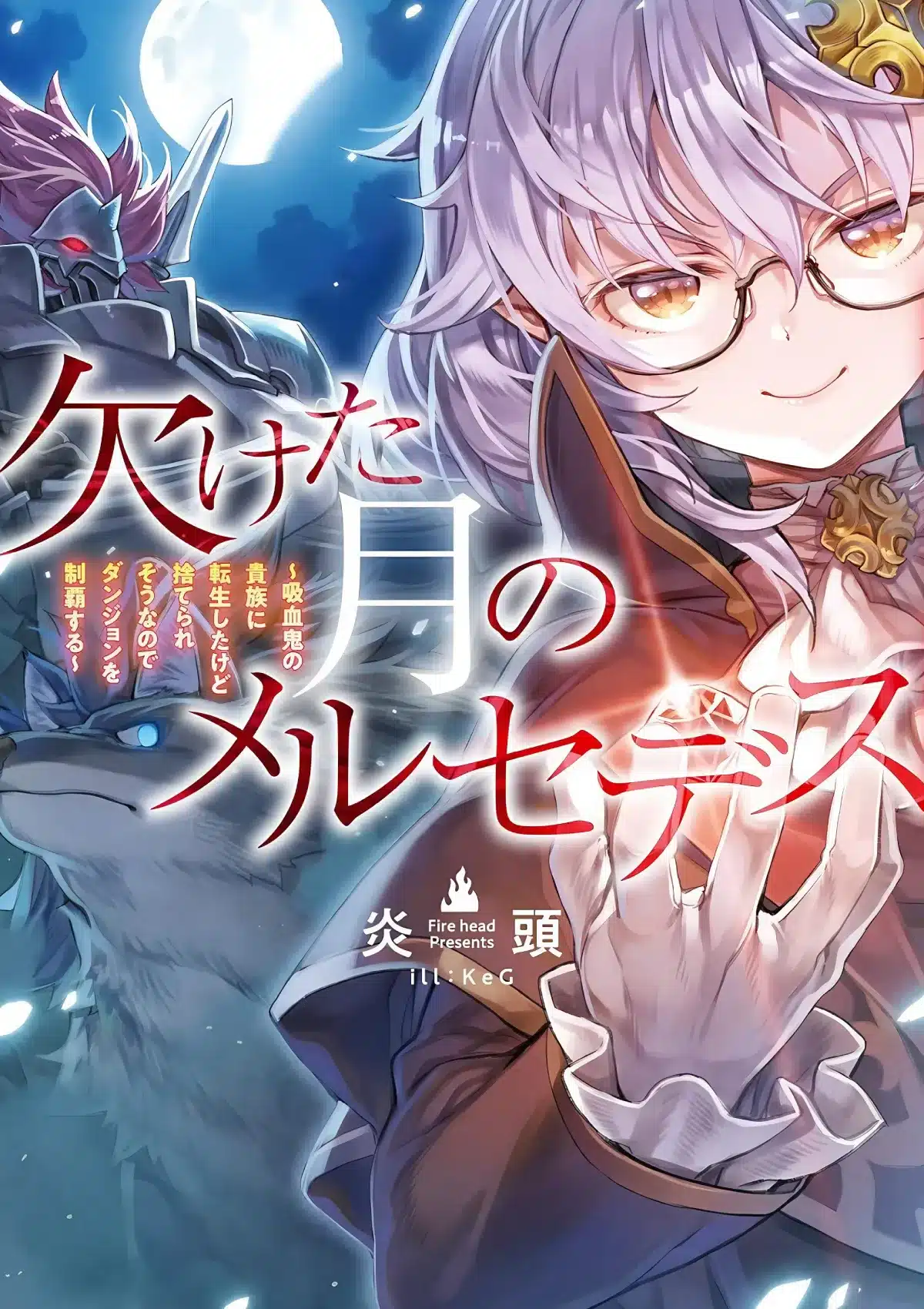 Mercedes and the Waning Moon light novel
