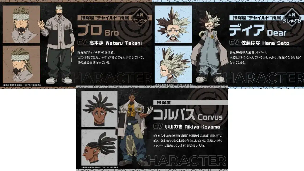 Gachiakuta integra nuevo elenco de personajes 
