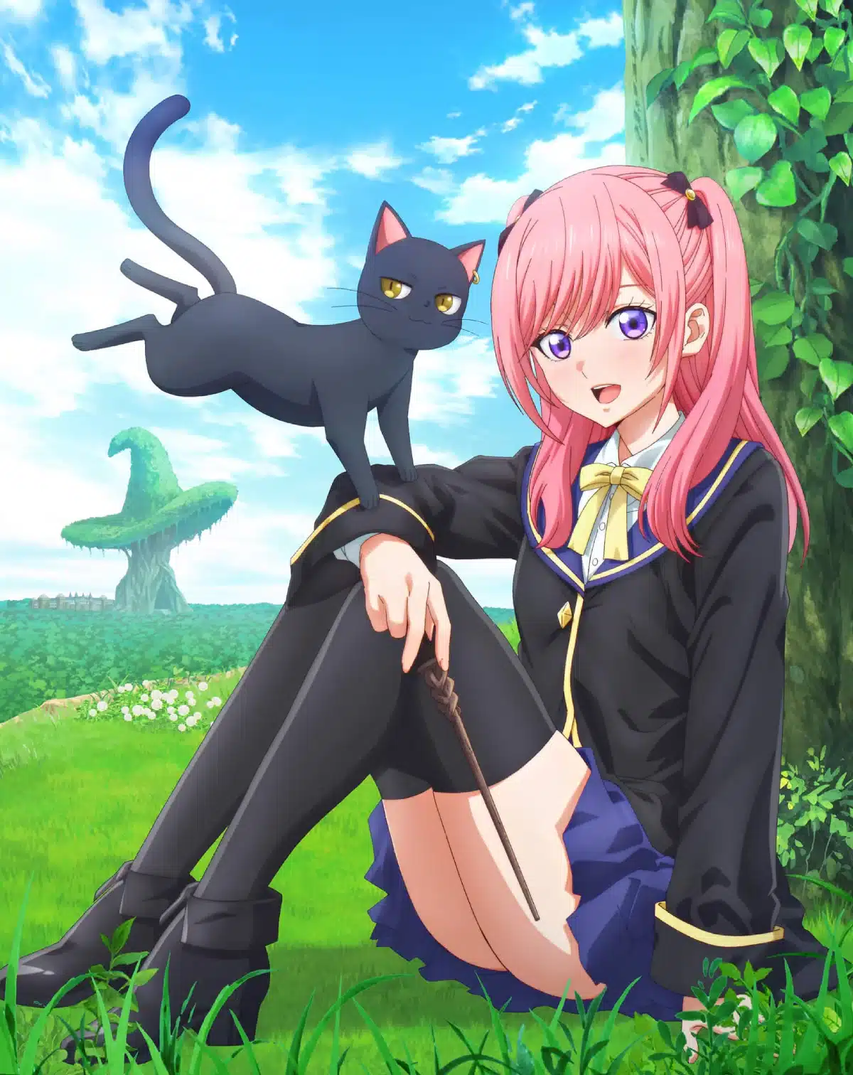 The Classroom of a Black Cat and a Witch (Kuroneko to Majo no Kyoushitsu) - Anime visual