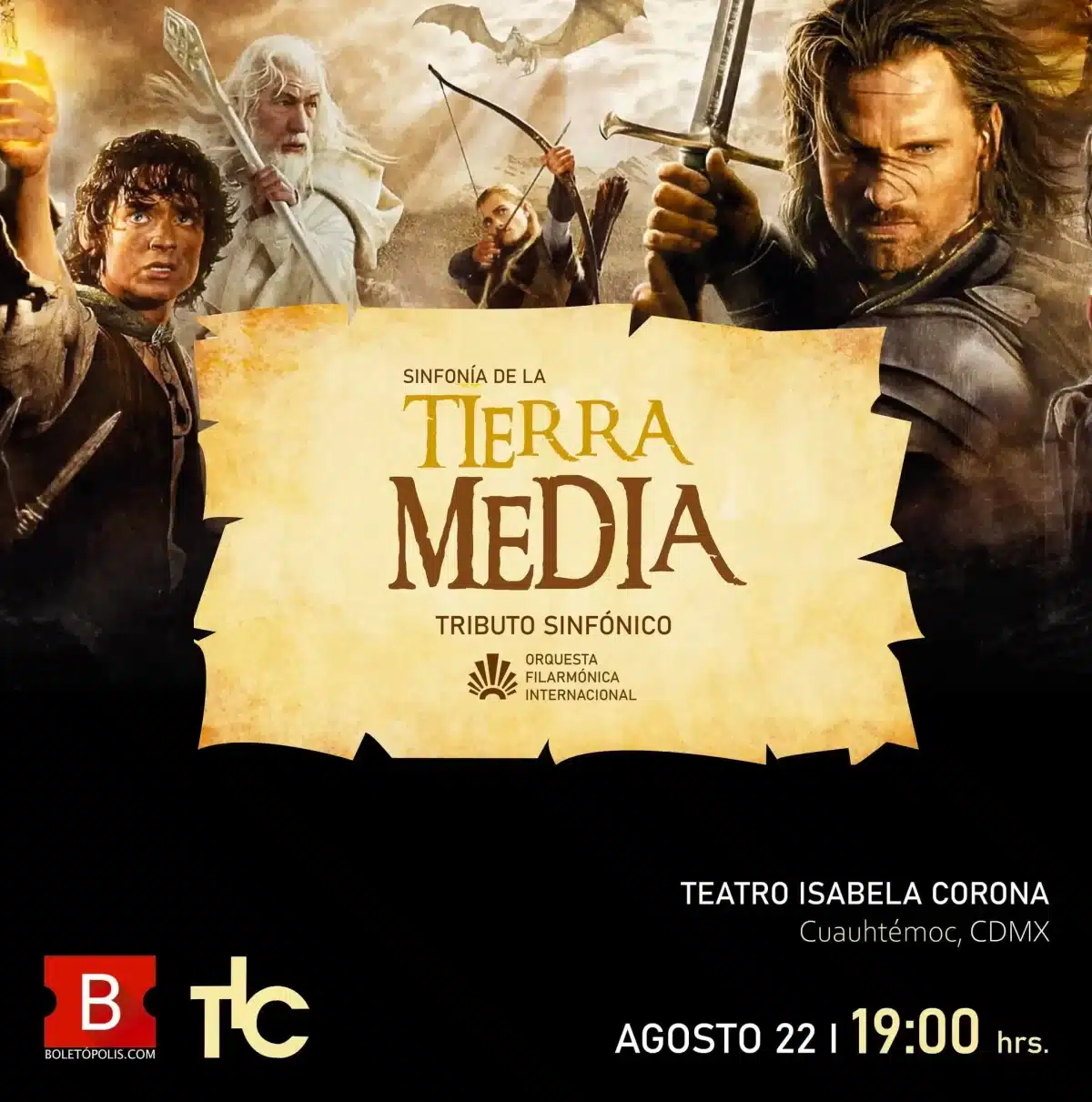 Vive lo mejor de la banda sonora de “El Hobbit” y “El Señor de los Anillos” en este nuevo concierto
