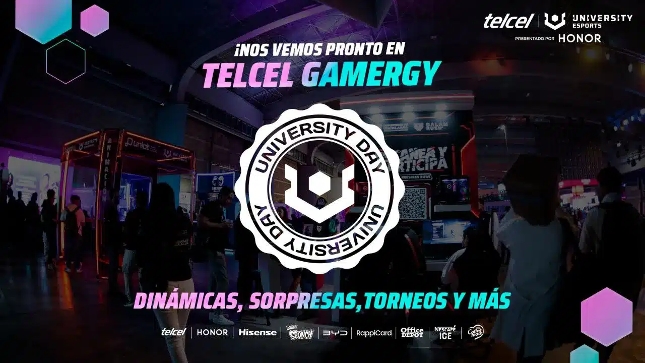 Telcel GAMERGY 2025 recibe a Telcel UNIVERSITY