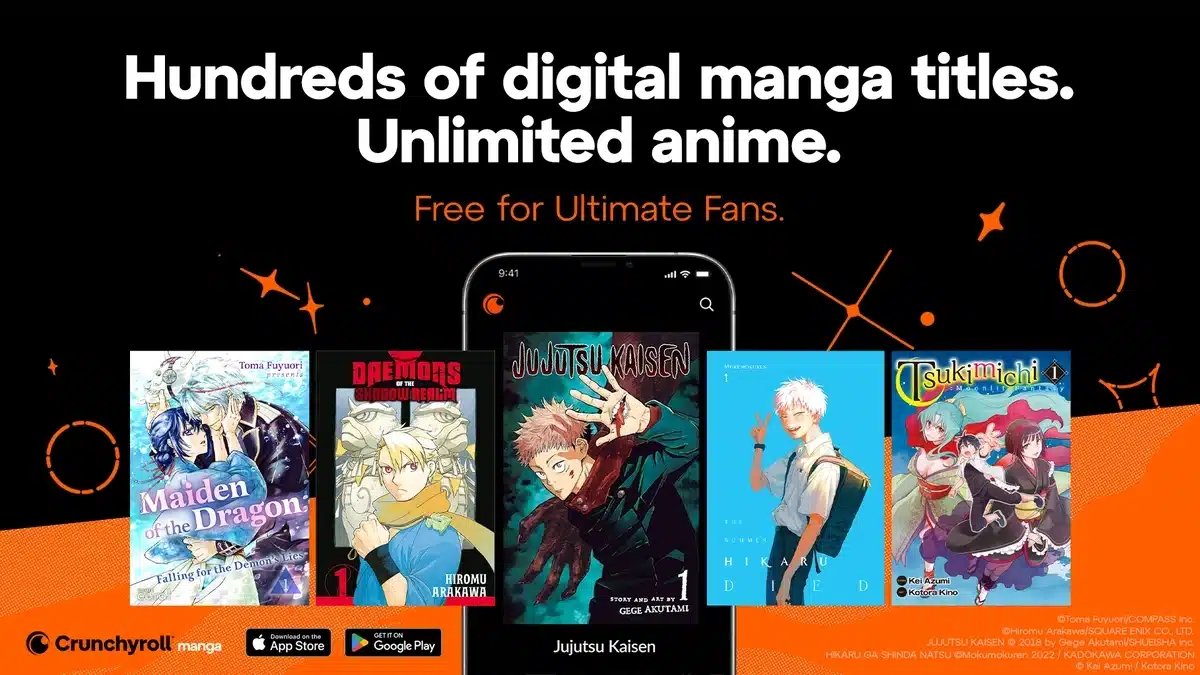 Crunchyroll relanza su app dedicada al manga en EE. UU. y Canadá