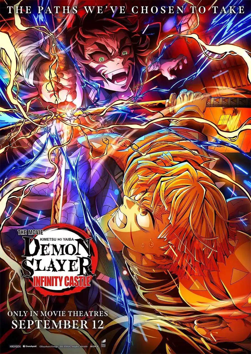 Demon Slayer: Infinity Castle presenta nuevo teaser y visual de Zenitsu vs. Kaigaku