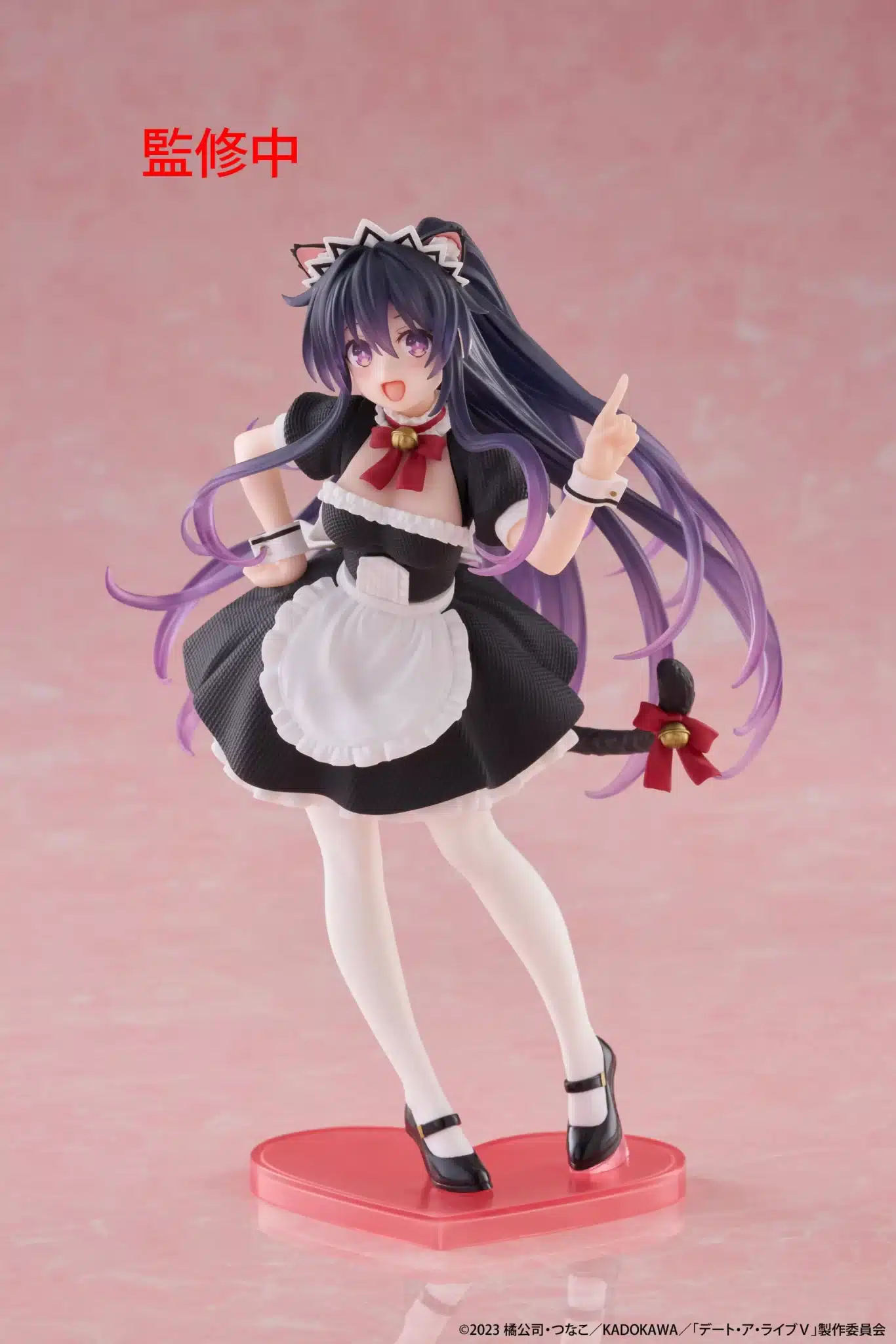 Date A Live V trae nueva figura de Tohka en  atractivo traje de maid catgirl