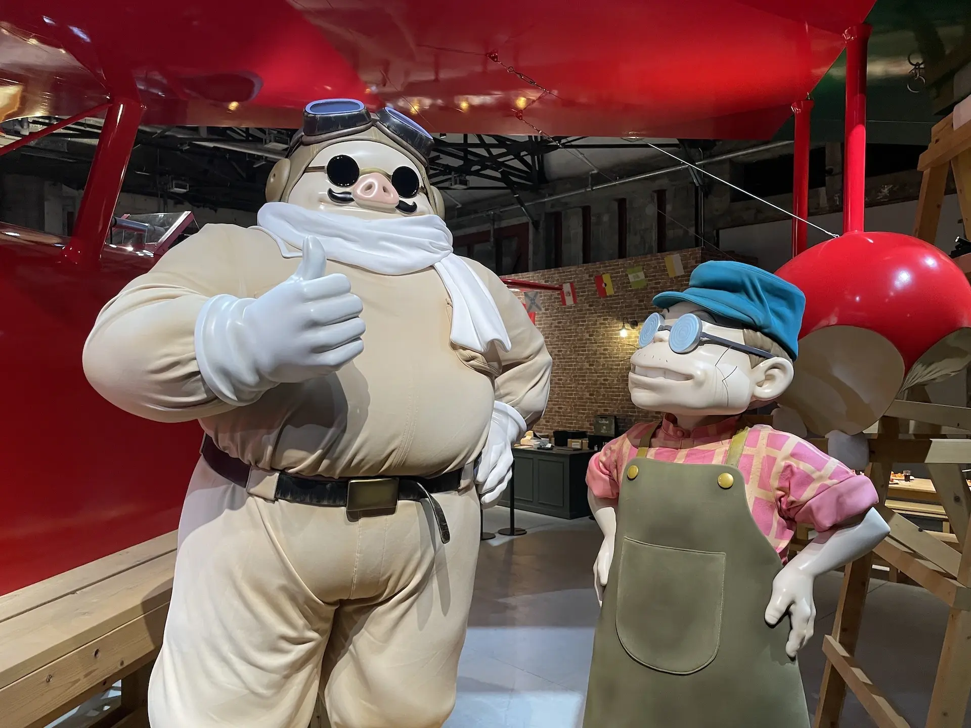 Hayao Miyazaki elogió la réplica del avión de Porco Rosso: “Es hermoso”