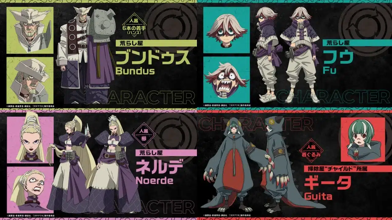 Gachiakuta revela opening del segundo cour LET’S JUST CRASH y nuevos visuales de personajes