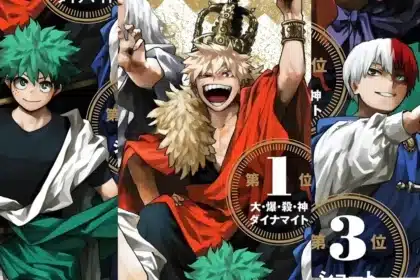 Bakugo lidera la encuesta mundial de popularidad de My Hero Academia con nueva ilustración
