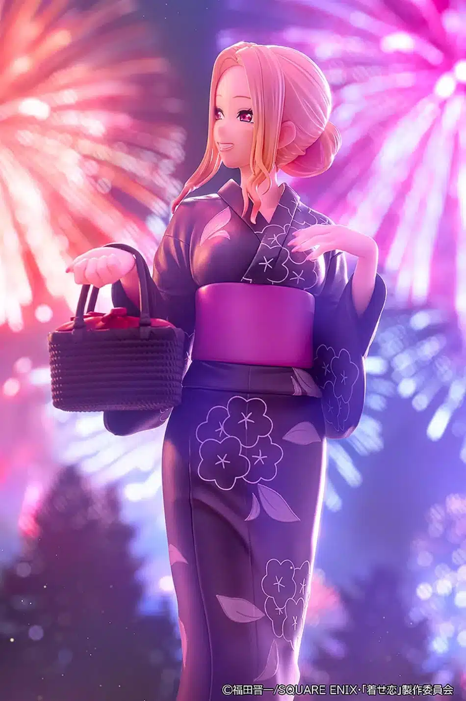 Marin de My Dress-Up Darling brilla en figura con elegante yukata
