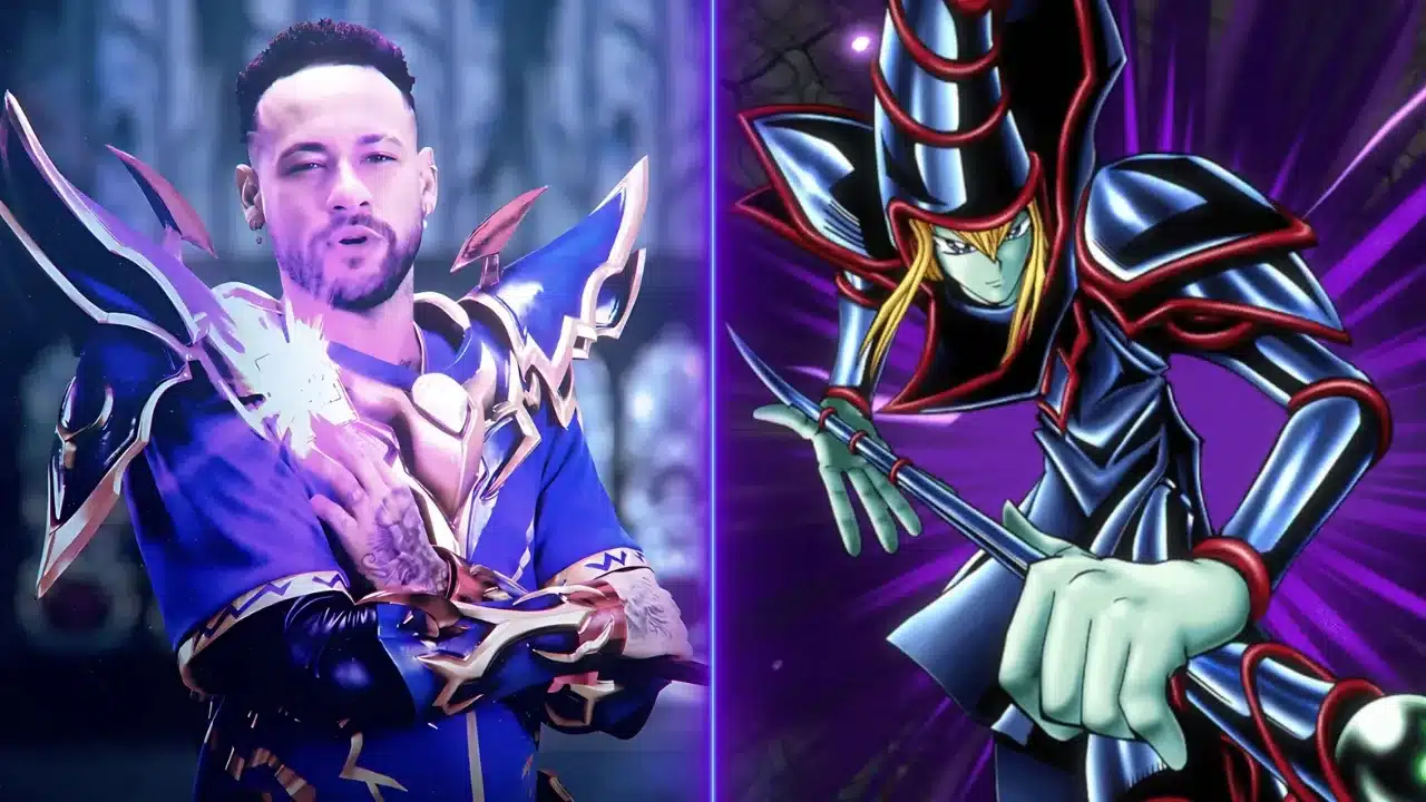 Neymar se fusiona con el Mago Oscuro en épica colaboración de Yu-Gi-Oh!