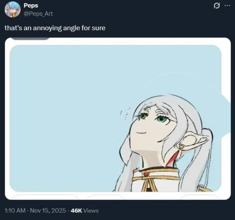 Frieren Deforme destrona a Sasuke El meme viral que se volvió viral