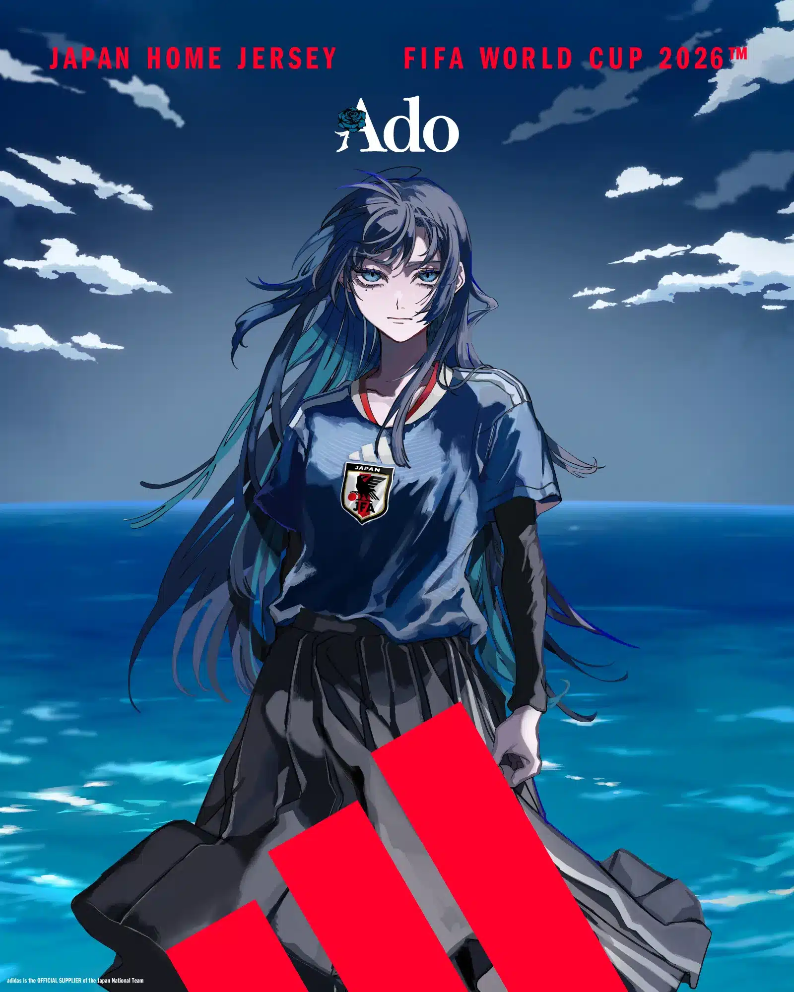 Ado hace historia: La nueva voz oficial del uniforme de Japón para el Mundial 2026