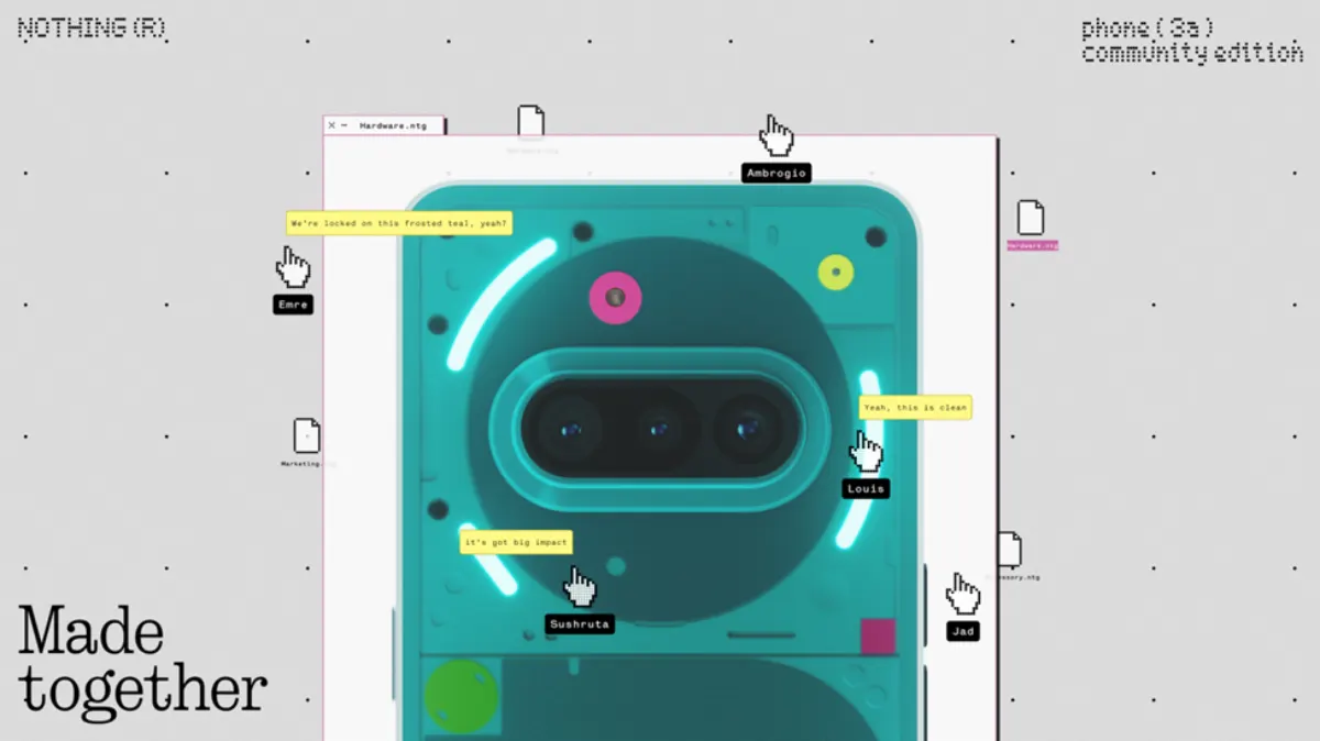 Innovación al Límite: Nothing Lanza el Phone (3a) Community Edition, Un Smartphone Co-creado con sus Fans