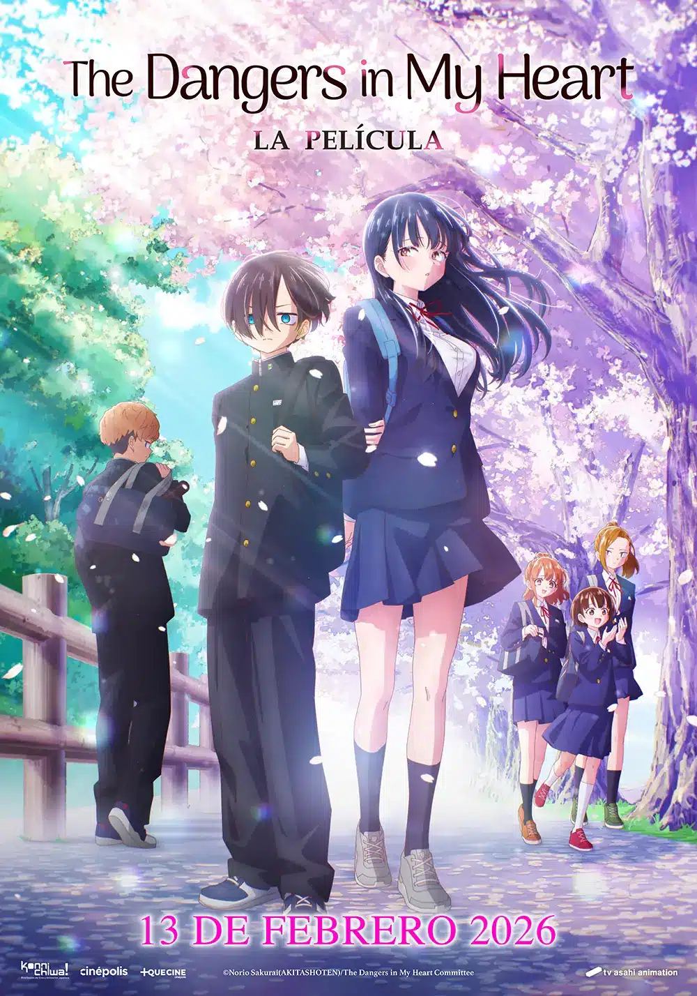 La película de The Dangers in My Heart llega a Latinoamérica en estreno simultáneo con Japón