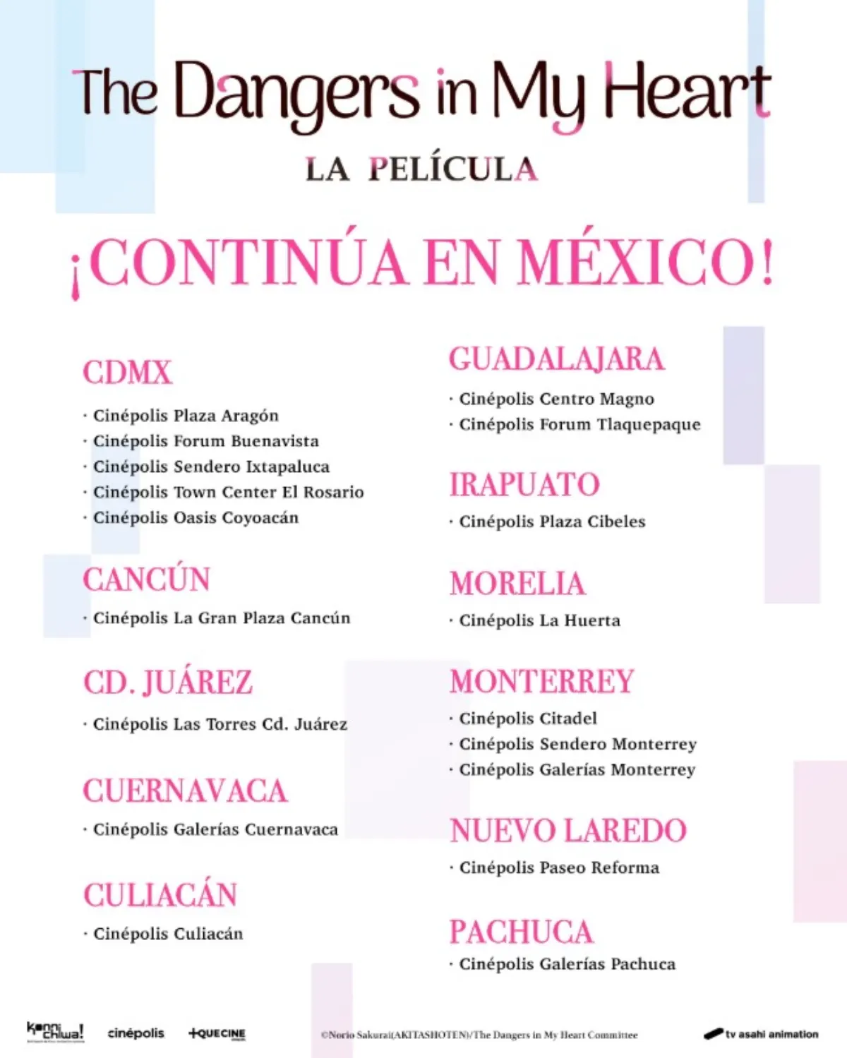 ¡Nadie quiere soltar a Yamada! "The Dangers in My Heart" conquista la taquilla y extiende sus funciones un fin de semana más.
