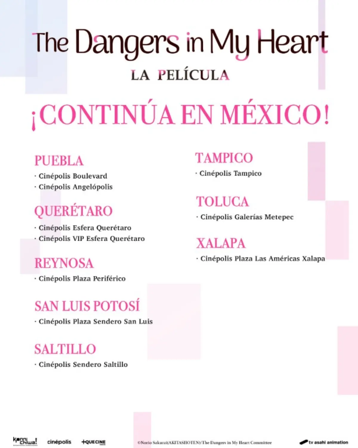 ¡Nadie quiere soltar a Yamada! "The Dangers in My Heart" conquista la taquilla y extiende sus funciones un fin de semana más.