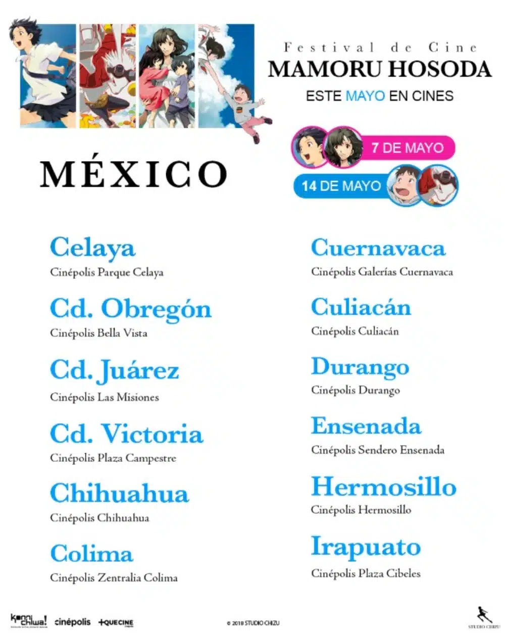EL FESTIVAL DE CINE DE MAMORU HOSODA