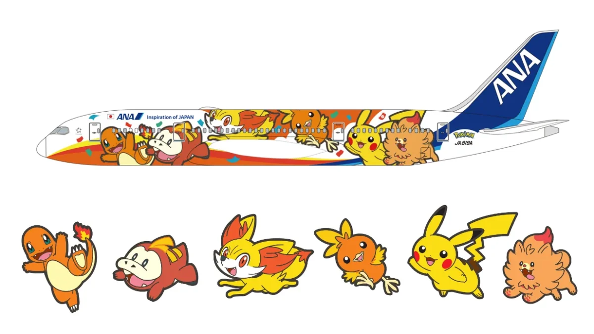 ANA y Pokémon presentan los aviones "Pokémon Jet Red" y "Pokémon Jet Green" por el 30º aniversario de la franquicia