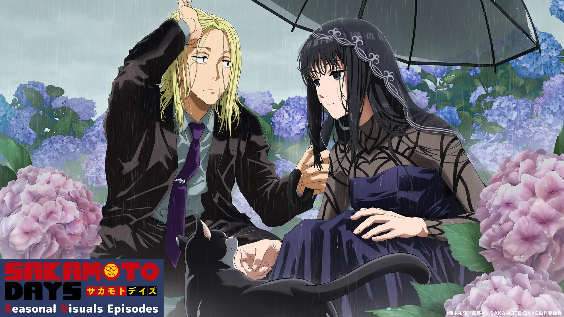 Una tarde lluviosa con La Orden: Sakamoto Days sorprende con un nuevo e increíble visual estacional